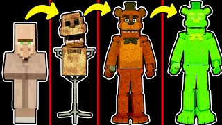 из ЖИТЕЛЯ в РАДИОАКТИВНОГО ФРЕДДИ МАЙНКРАФТ фнаф пять ночей майнкрафт fnaf minecraft five nights at