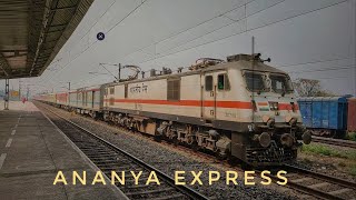 Wap7 Ananya Express skipping at Full Speed #shorts