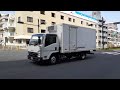 自動車走行動画　いすゞトラックエルフelf　環八通りにて