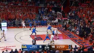 Kasparas Jakucionis Makes it Look Easy vs. UCLA | Illinois Men's Basketball | 02/11/2025