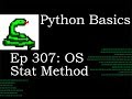 Python Basics OS Stat Method
