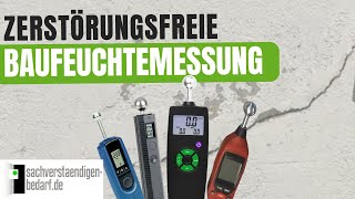 Non-destructive building moisture measurement: Which ball-head measuring device is right for me?