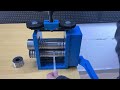 how to use a four in one manual jewelry rolling mill