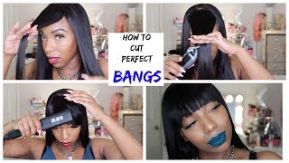 How to Cut Perfect Bangs Talk Through| Bangs 101| feat. SuperNova Hair| KennySweets