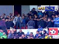 شغب وعنف وهستيريا الجماهير المتعصبة في ملعب الشهيد حملاوي بالجزائر jsk vs mca