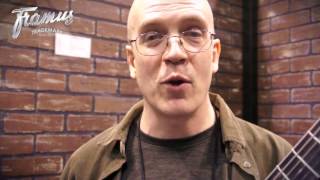 Framus @ NAMM 2014 - Devin Townsend and his new Custom Shop Mayfield