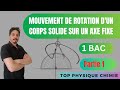 mouvement de rotation d'un corps solide autour d'un axe fixe 1 bac