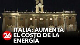 Italia: aumenta el costo de la energía