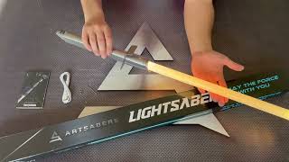 Darksaber V2 base lit lightsaber from ARTSABERS