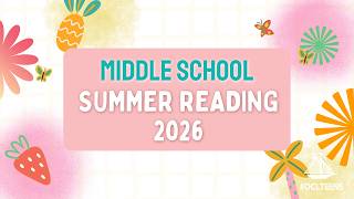 2026 Middle School Summer Reading Recommendations