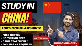 Free Education In China For Pakistani Students In 2024! | No Tuition Fee & Free Hostel?