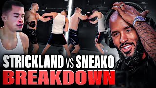 "PROPS TO SEAN STRICKLAND!" | SNEAKO vs STRICKLAND BREAKDOWN!