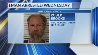 Man arrested for soliciting minor in Henderson County sting operation