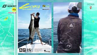 ตกปลาช่อนทะเล 10KG Cobia // PE#0.8 // SEACRET WeaPON 30g