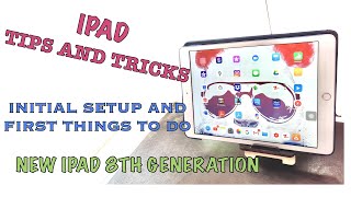 IPAD 8TH GEN TIPS AND TRICKS FOR Beginners in hindi. FIRST THINGS TO DO WITH YOUR IPAD OR IPAD PRO