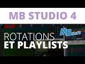 📻 MB STUDIO - 4 Rotations et playlistes