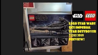 LEGO Star Wars UCS Imperial Star Destroyer 75252 2019 Preview!