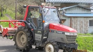 農家だけが食べている幻の米　ヤンマー   AF２６　代かき３　雨