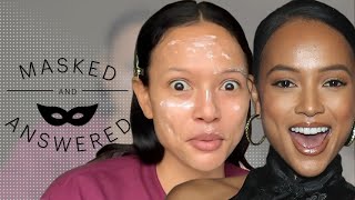 Karrueche Tran's Skincare Routine For An All-Day Glow | Masked And Answered | Ma