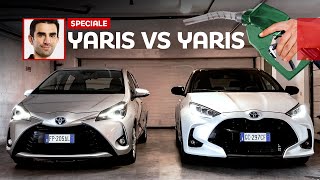 Toyota Yaris Hybrid, NUOVA contro VECCHIA. La prova consumi reali nel traffico di Roma