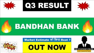 Bandhan Bank Q3 Results 2025 | Bandhan Bank Results Today | Bandhan Bank Share Latest News