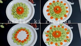Beautiful And Easy Salad Decorations Ideas By Neelam ki recipes
