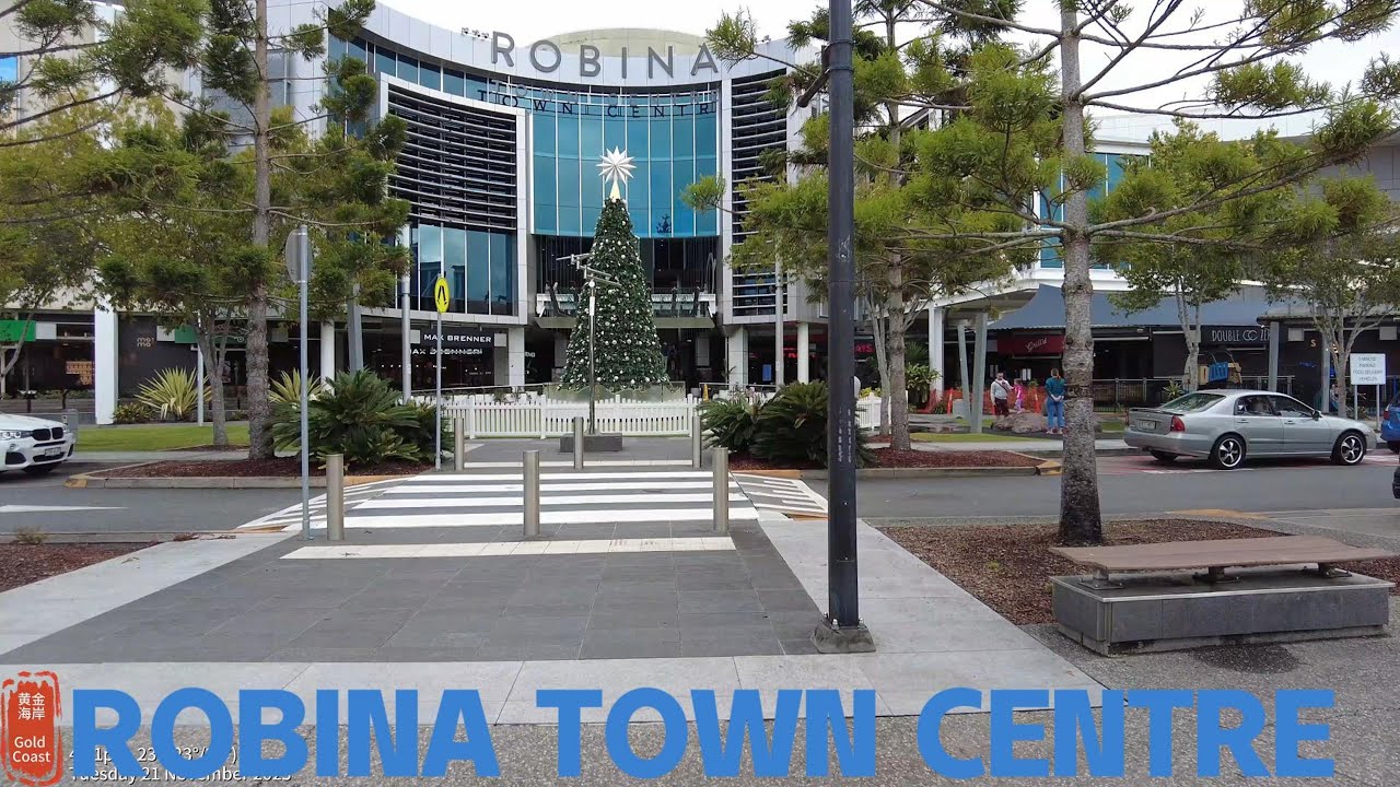 [4k] Explore Robina Town Centre Shopping Mall Tuesday 21 Nov 2023 ...