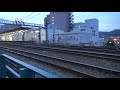 【小田急線】【秦野駅　4番ホーム　発車】【制限速度15km h　逆カント】【1000形通勤車両】【リニューアル車　更新車】【神奈川県　秦野市】【小田急小田原線　小田急電鉄】