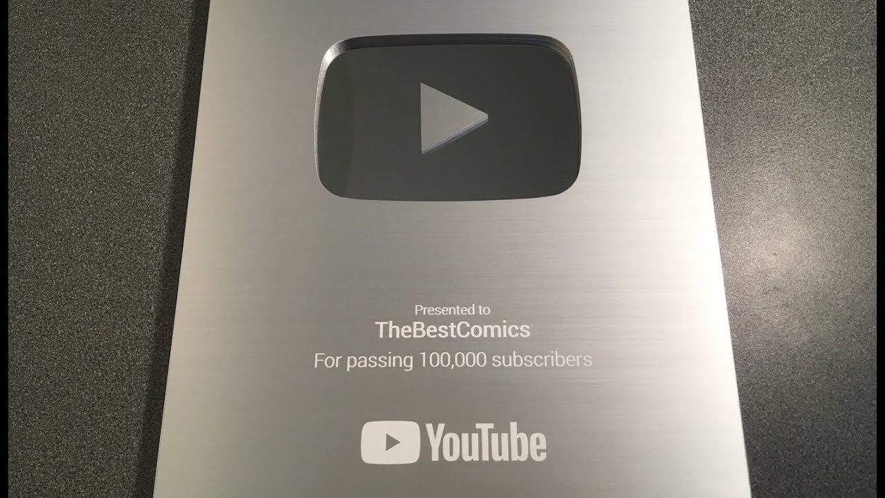 YouTube Silver Play Button - YouTube