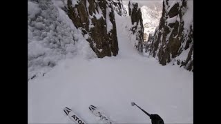 Skiing the Secret Couloir: Cradle Mountain, Tasmania