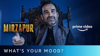 Kaleen Bhaiya's Mood | Mirzapur 2 | Pankaj Tripathi | Amazon Prime Video