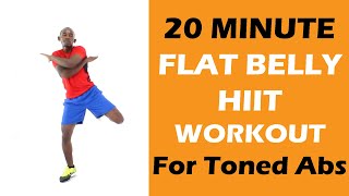 Flat Belly HIIT Workout No Equipment Needed | The Best Standing Abs Workout