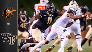 Campbell vs. Wake Forest Football Highlights (2020)