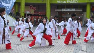 栃木県立小山北桜高校「櫻笑」.ドリーム夜さ来い祭り 2011