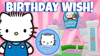 Dear Daniel Birthday Wish! | Mini Park Wish | Roblox My Hello Kitty Cafe | Riivv