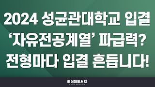 [석소장] 2024학년도 성균관대학교 수시 입시 결과 분석!