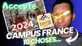 Voici ce que tu dois faire aujourd'hui si tu veux réussir tes démarches Campus France 2024.