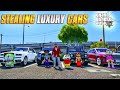 Luxury Cars Stealing Challenge In GTA5 🤩 Full Fun #rampageboy #gta5 #bommalu #shinchan