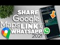 How to share Google Map link to Whatsapp 2021