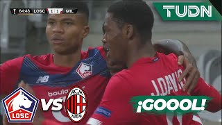 ¡GOOOL! Jonathan Bamba empata el juego  | Lille 1-1 Milán | Europa League 2020/21 - J4 | TUDN