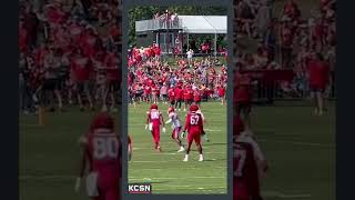 The BEST Catches From Day 14 of 2023 Chiefs Training Camp #shorts