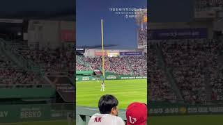 220827 SSG vs 롯데 오랜만에 야구장에서 파도타기 응원