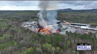 Continuing Coverage Explosion Fire At Robbins Lumber In Searsmont