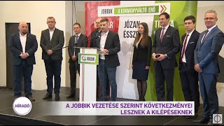 A Jobbik vezetése szerint következményei lesznek a kilépéseknek