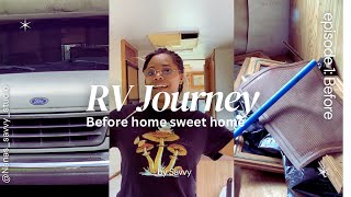 Van life| My RV Mobile home renovation on a budget-before & after - episode 1: A quick walk through