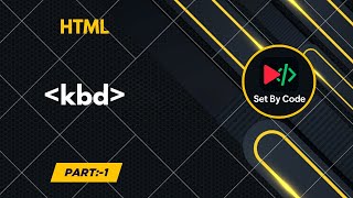 HTML | kbd tag | Basic Code | 2025