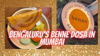 Best Ghee Pudi Masala Dosa At Benne In Bandra , Mumbai || #viralvideo ||#trending