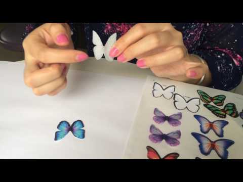 DIY Edible Wafer Double Butterfly DIY Edible Wafer Double Butterfly