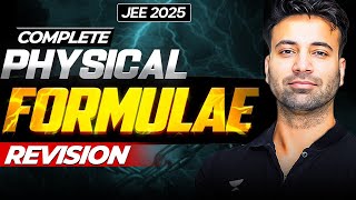 Complete Physical Chemistry formula revision | JEE 2025