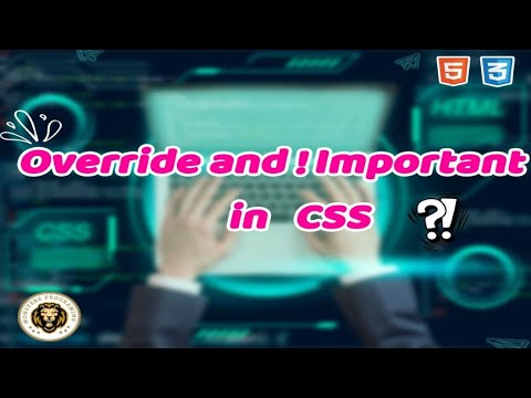 Explain !important And Override In CSS Styles (html&css Tricks) - YouTube